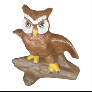Brown Owl Figurine